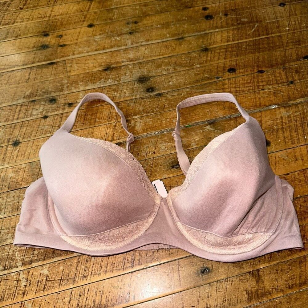 Victoria’s Secret soft purple pink lined Demi 38D bra